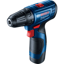 Bosch GSR 120-Li, 2x2.0Ah baterije+punjač+kofer+23-delni set pribora, aku.bušilica