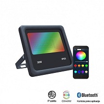 LED REFLEKTOR 30W BR-FL30W-04AZ CRNI RGB-WW-CW BLUETOOTH