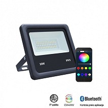 LED REFLEKTOR 30W BR-FL30W-04AZ CRNI RGB-WW-CW BLUETOOTH BBLINK