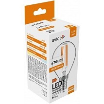 LED Filament Mini lopta 4.5W E14 NW 4000K