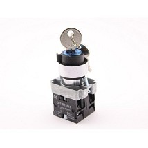 Prekidac sa kljucem dvopol.NO+NC LA22-B2-BG25