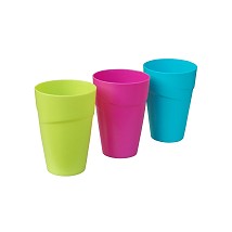 PRAKTIK Čaša multikolor 0,25L