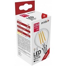 LED Filament lopta Mini 2W E14 WW 2700K