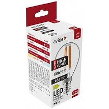 LED Filament lopta Mini 4.9W E14 WW 2700K 806lm