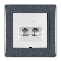 PRESTIGE uticnica telefonska 2x6/2 (611.220)