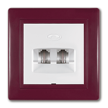 PRESTIGE uticnica telefonska 2x6/2 (611.330)