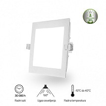 LED UGRADNI PANEL 12W NW 4000K KVADRAT 200153 BBLINK