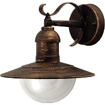 Fenjer zidna lampa Imperial 1xE27 IP44 Antik-Zlatna