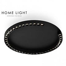 LED PLAFONJERA 28W WW 3000K TOPLO BELA VESTA 545 CRNA BBLINK