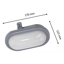 SPOLJNA ZIDNA LED LAMPA 5.5W NW 4000K PESCOLLA 75461 EGLO