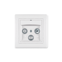 612S.00 Prikljucnica antenskaPRESTIGE TV/FM/SAT - zavrsna