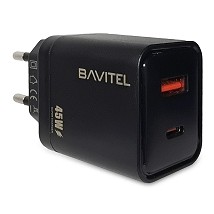 Bavitel punjač 45W Usb A+ Type C crna