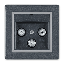 PRESTIGE uticnica za TV/FM/SATzavrsna grafit