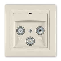612S.999 Prikljucnica antenskaPRESTIGE TV/FM/SAT - zavrsna