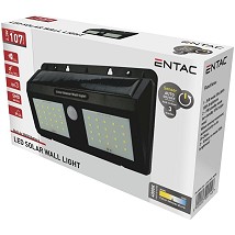 Solarna zidna lampa 2.3W SMD 3 moda sa senzorom IP44 107lm