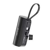 Bavin Power bank 5000mAh Ligtning port + kabl type-C crna - PC013 PRO