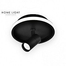 LED PLAFONJERA 12W WW 3000K TOPLO BELA VESTA 477 CRNA BBLINK