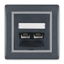 615.212 Prikljucnica komunikacijska PRESTIGE 2xRJ45 Cat6 UTP