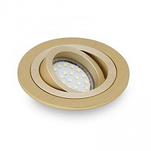 UGRADNA ROZETNA KRUG 1XGU10 BRUŠENO ZLATO 208 BBLINK