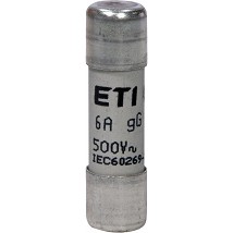 Cilindricni topljivi umetak CH10 500V gG 6A ETI