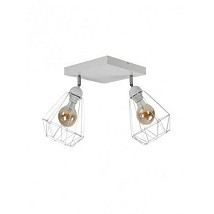 SPOT LAMPA 2XE27 RUSTIK 139 BELA BBLINK