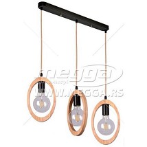 Luster visilica 3xE27 drvo