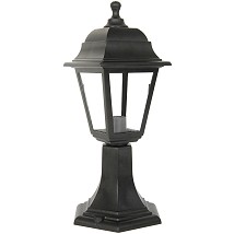 Fenjer stubna lampa Blake 1xE27 Crna IP44 41.5cm
