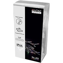 LED 96 Bozicni svetlosni venac sa tajmerom IP44 MC 7m 3xAA