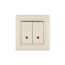 626.99 Sklopka serijska sa indikacijom krem 10A PRESTIGE