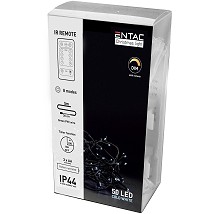 LED 50 Bozicni svetlosni venac IP44 CW 5m IC daljinski 3xAA