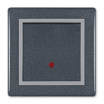 628.212 Sklopka ukrsna sa indikacijom 10A siva-grafit