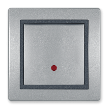 628.S2S Sklopka ukrsna sa indikacijom srebro-grafit 10A