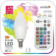 LED sijalica Smart cveca 4.9W RGB+W 2700K sa IR daljinskim