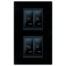 EXP indikator kupatila 4x16A 250V vertikalni univer. soft