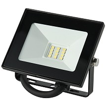 LED reflektor SMD Value Slim 10W 6400K CW 800lm crna