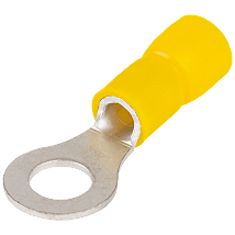 Izol. okasta stopica zuta 6mm2 M6 d1=3.4mm d2=6.4mm PVC