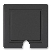 640.E1 Kutija za stalni prikljucak PRESTIGE crna soft