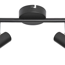 SPOT LAMPA 2XGU10 KONRAD 5323 CRNI RABALUX