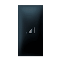 73104.E1 Taster EXP 1M sa oznakom pojacavanje crni soft