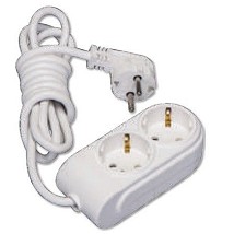 Produzni kabel 2 gnezda 2m Makel novi model sa zastitom