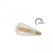 LED SIJALICA FILAMENT DIM ST64 4W E27 2200K 250lm SPIRAL AMB