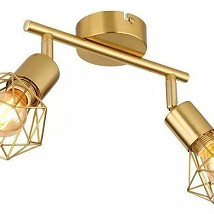SPOT LAMPA 2XE14 XARA GOLD 54802GB 2 GLOBO