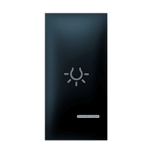 EXP Taster 1M sa oznakom svetla i ind. crni soft