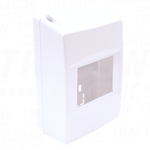 Raz. kutije na zidbez vrata plombirani1×4 modul. IP40. H×W×