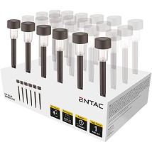 Bastenska lampa solarna 38cm IP44 Plasticna PAK-12