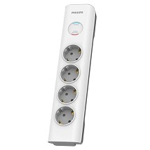 PRODUŽNI KABL SA PRENAPONSKOM ZAŠTITOM 2m 4 UTIČNICE BELI SPN7040WA-58 PHILIPS