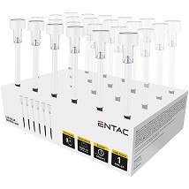 Bastenska lampa solarna 36cm IP44 Celicna bela LED PAK-24