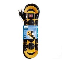 PRODUŽNI KABL RADNI SA POKLOPCIMA 5m 4 UTIČNICE WORKSHOP CRNI IP44 SPN5140YC-58 PHILIPS