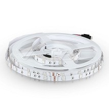 LED TRAKA RGB SMD5050 4.8W/M - 30LED/M IP20 VTAC