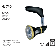 HL740 Halogen lamp silver